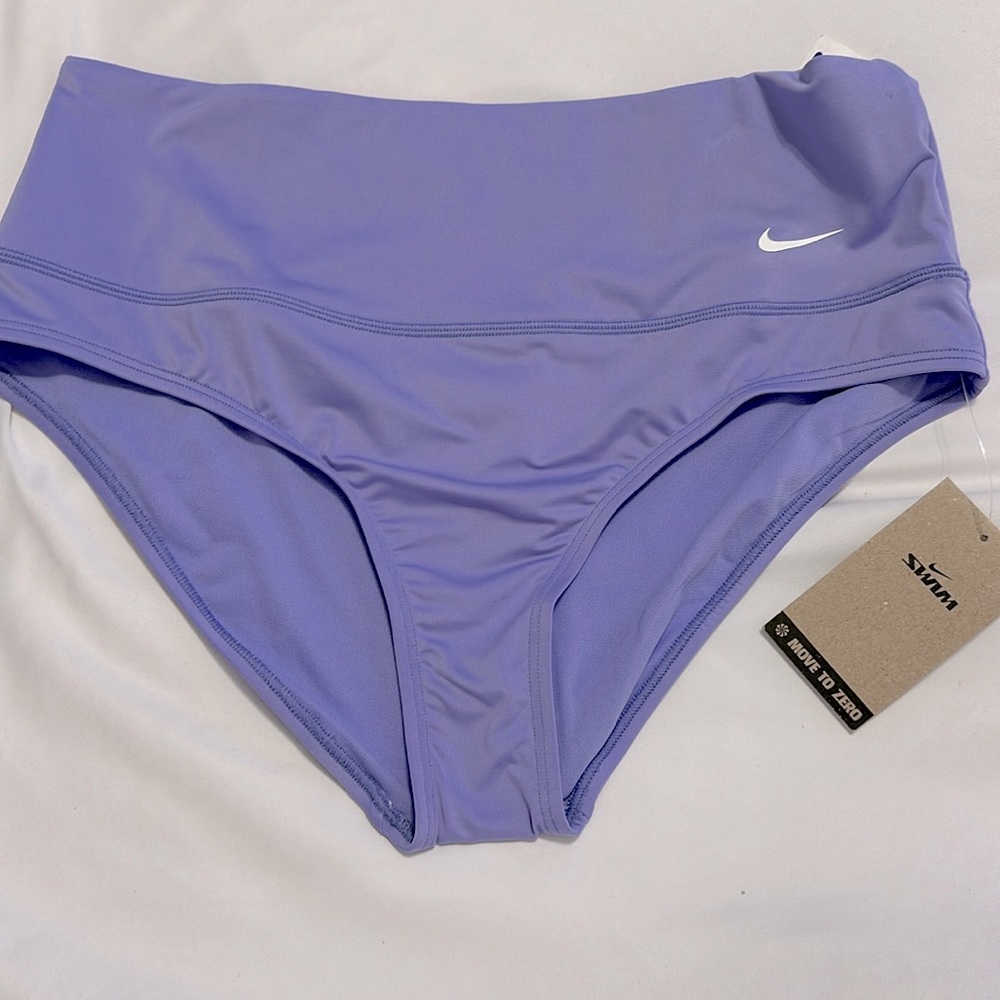 Nike Swim Essential High Waist Bikini Bottom light purple  - NWT sz l